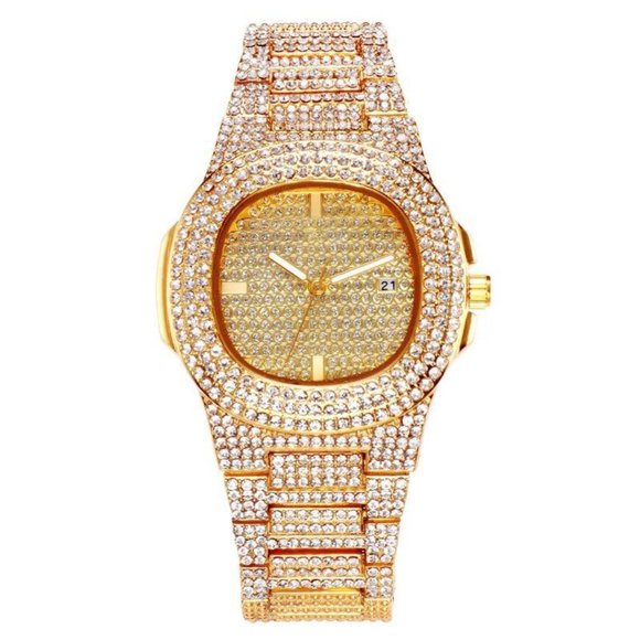 Four color quartz watch Fashion Square Diamond - Picture 3 of 6